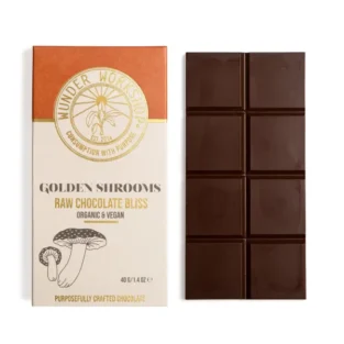 Golden Shrooms Schokolade Essbar