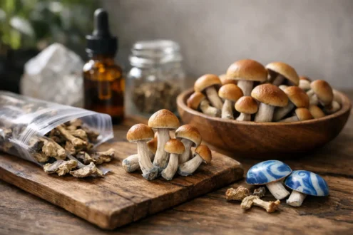 Zauberpilze kaufen - Wirkung, Sorten, Auswahl