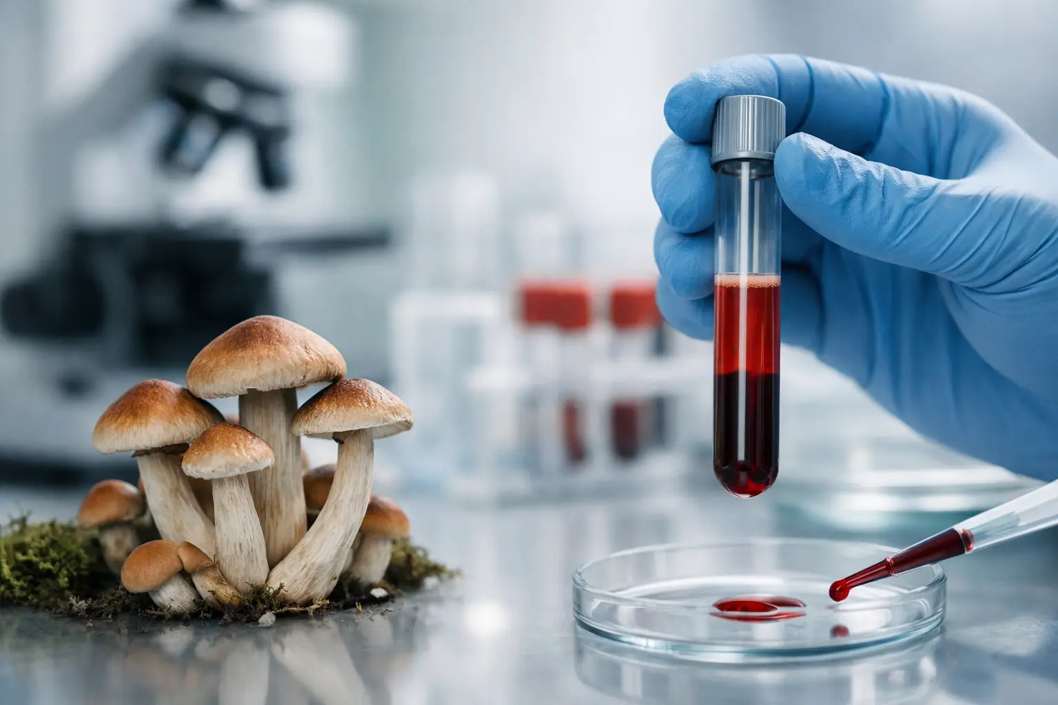 Zauberpilze im Blut nachweisbar?